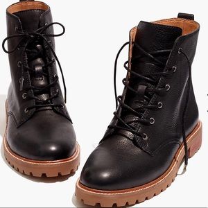Madewell Claire lace up boot